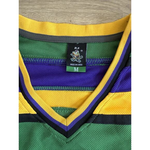Men’s Adult D-5 Mighty Ducks Hockey Jersey #96 Charlie Conway Size Medium - Picture 3 of 9